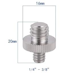 11-PACK 1/4" & 3/8" Skruv Adapter För Kamera