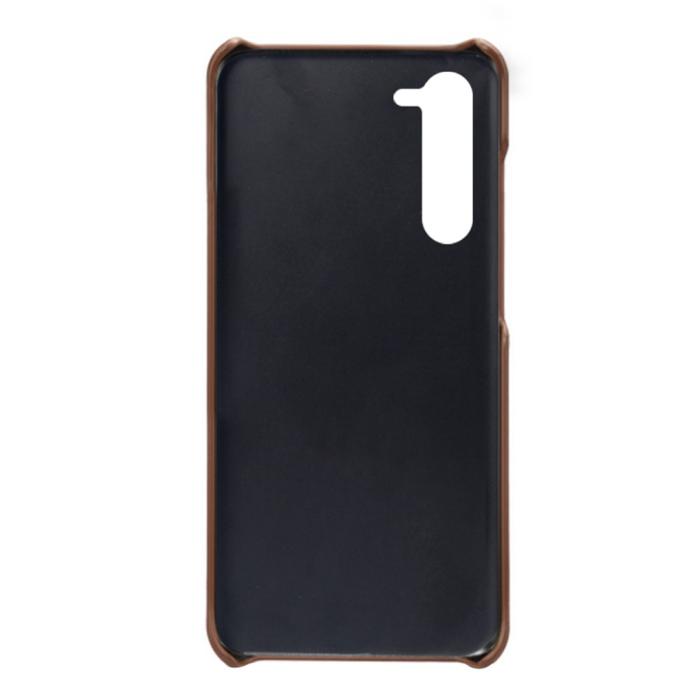 Bild 4, KSQ Samsung Galaxy S23 Plus Skal Med 2 Kortfack Brun