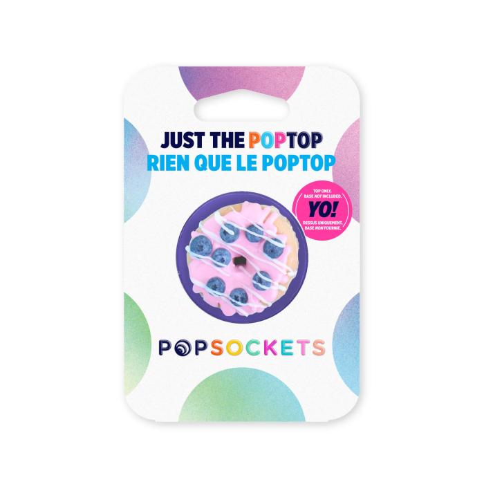 Bild 2, PopSockets POPTOP endast lös Top Blueberry Donut