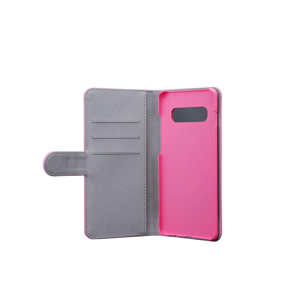 GEAR Samsung Galaxy S10 Plus Fodral Läder Rosa