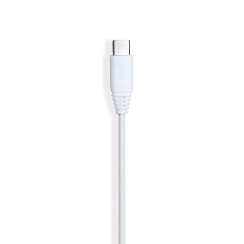 GEAR Laddkabel USB-A till USB-C 30 cm Vit