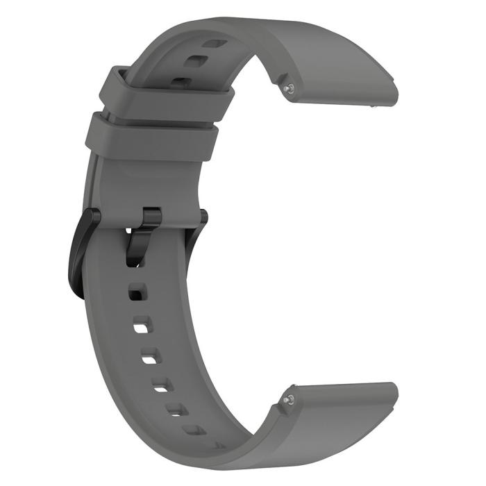 Bild 5, Silikon Armband Smartwatch (22 mm) Grå