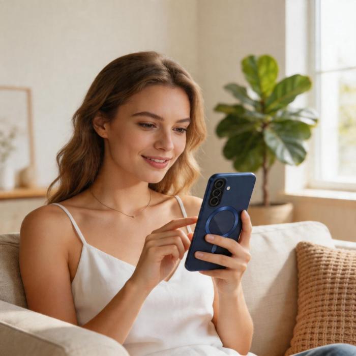 Bild 5, Tech-Protect Galaxy A57 5G Skal MagSafe MagFlex Navy Blue