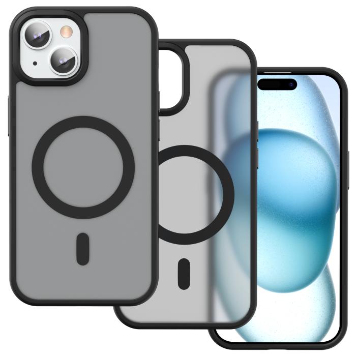 Bild 2, ColorPop iPhone 15 Plus/14 Plus Skal CH MagSafe Matt Svart