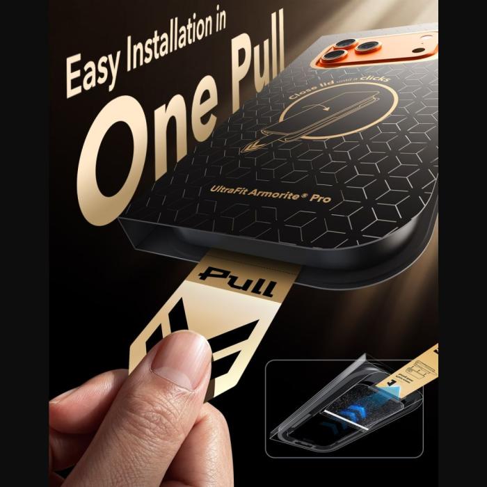 Bild 5, ESR iPhone 18 Pro/17 Pro Skärmskydd UltraFit Amorite Pro Härdat Glas