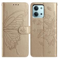 Xiaomi Redmi 15C Fodral Fj&auml;ril Tryck Guld