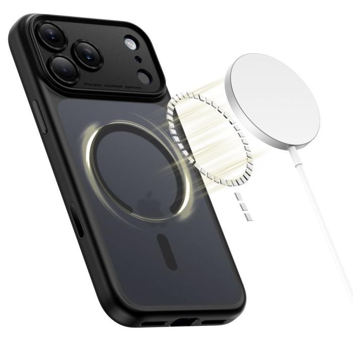Bild 2, Tech-Protect iPhone 17 Pro Skal MagSafe MagPeak Matt Svart