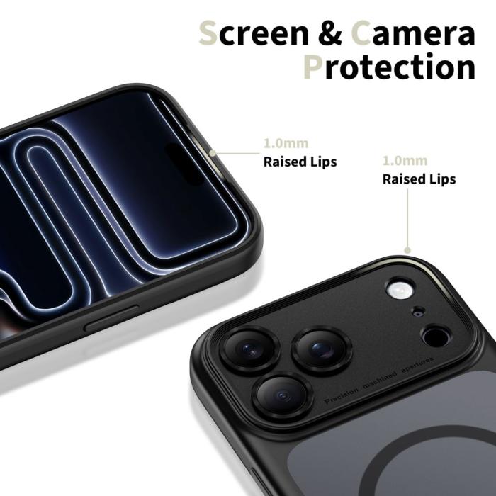 Bild 3, Tech-Protect iPhone 17 Pro Skal MagSafe MagPeak Matt Svart
