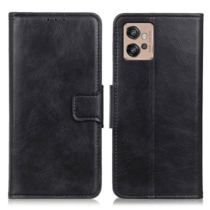 Bild 1, Motorola Moto G32 Fodral Split Läder Svart
