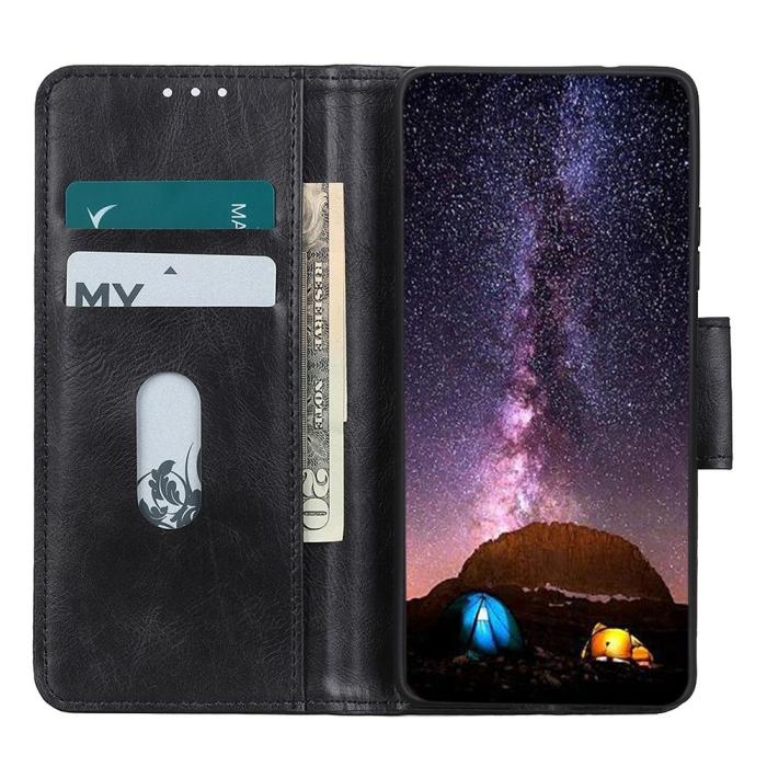 Bild 3, Motorola Moto G32 Fodral Split Läder Svart