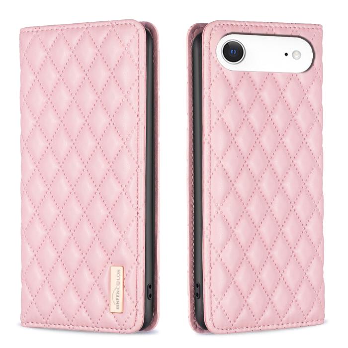 Bild 1, BINFEN iPhone Air Fodral Diamond Flip Läder Rosa