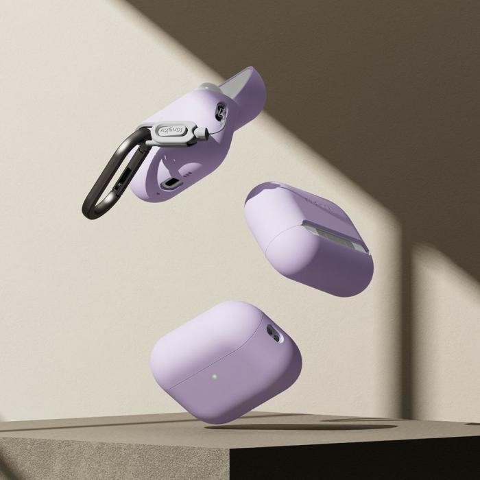 Bild 4, Ringke AirPods Pro 3 Skal Silikon Ljus Lila