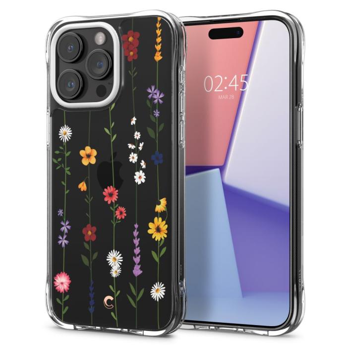 Bild 1, Spigen Cyrill iPhone 15 Pro Max Skal Cecile Flower Garden