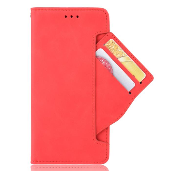 Bild 4, Samsung Galaxy A02s - Fodral Med Avtagbart Kortfodral - Röd