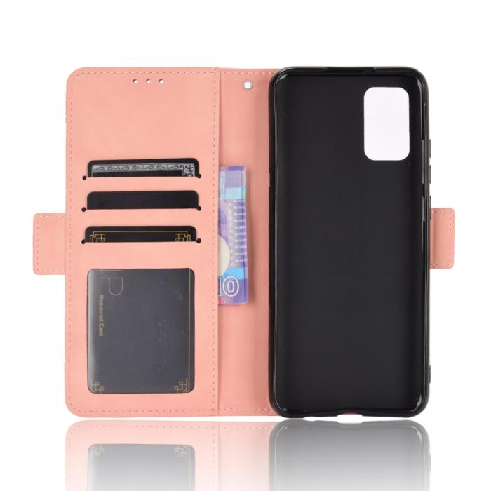 Bild 5, Samsung Galaxy A02s - Fodral Med Avtagbart Kortfodral - Ljus Rosa