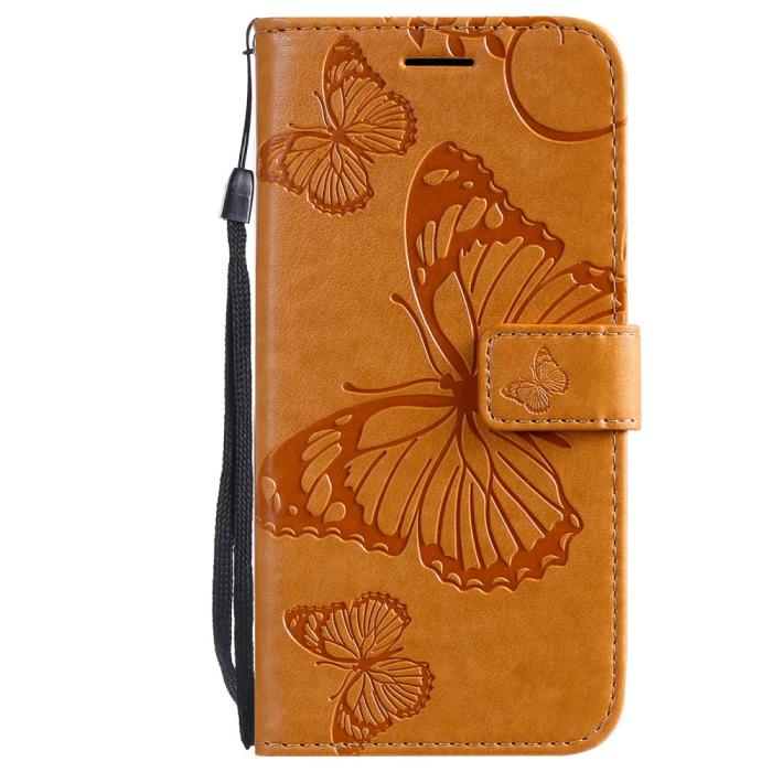 Bild 4, Sony Xperia 1 III - Butterfly Läder Fodral - Gul