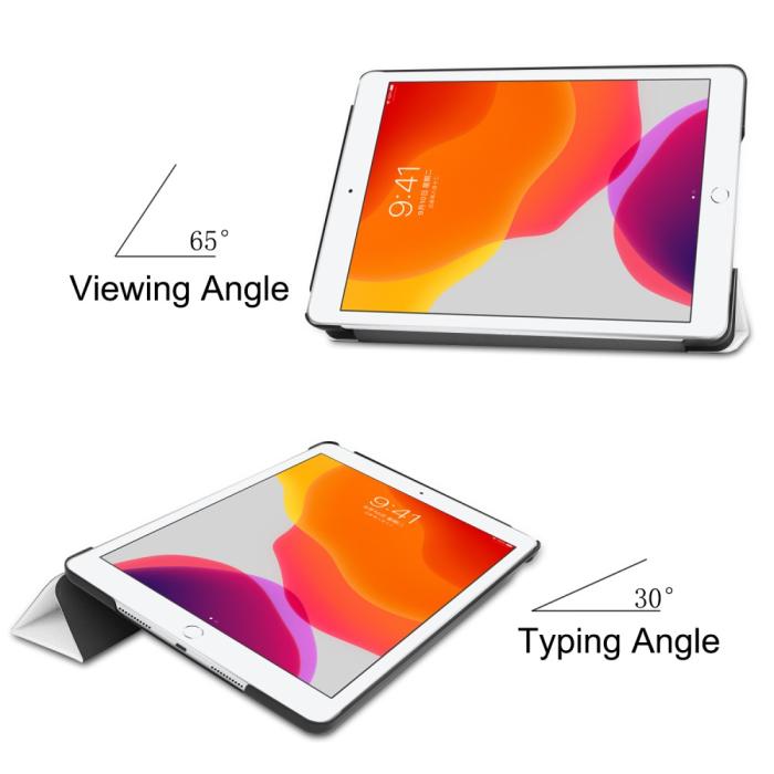 Bild 3, iPad 10.2 2019/2020/2021 Fodral Tri-Fold Vit