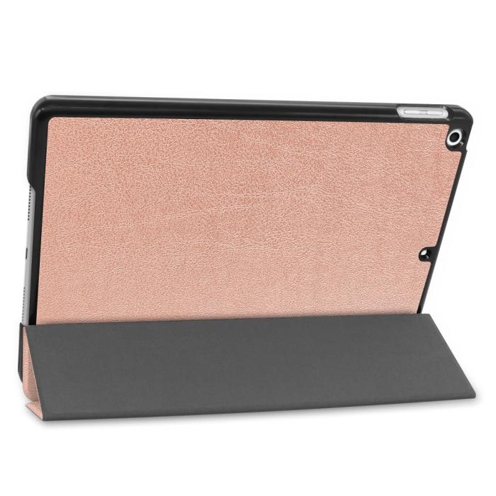 Bild 5, iPad 10.2 2019/2020/2021 Fodral Tri-Fold Roséguld