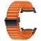 Galaxy Watch Ultra 47 mm Armband Nylon Justerbart Orange