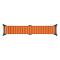 Galaxy Watch Ultra 47 mm Armband Nylon Justerbart Orange