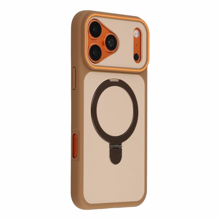 Bild 2, iPhone 18 Pro Max/17 Pro Max Skal MagSafe Stativ Brun