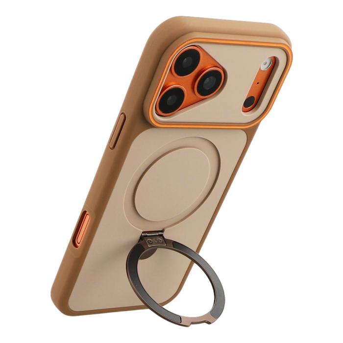 Bild 3, iPhone 18 Pro Max/17 Pro Max Skal MagSafe Stativ Brun