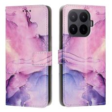 Xiaomi 17T Fodral L&auml;der Marmor Rosa