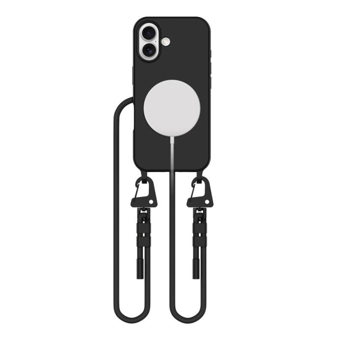 Bild 1, Tech-Protect iPhone 16 Skal MagSafe MagNecklace Svart