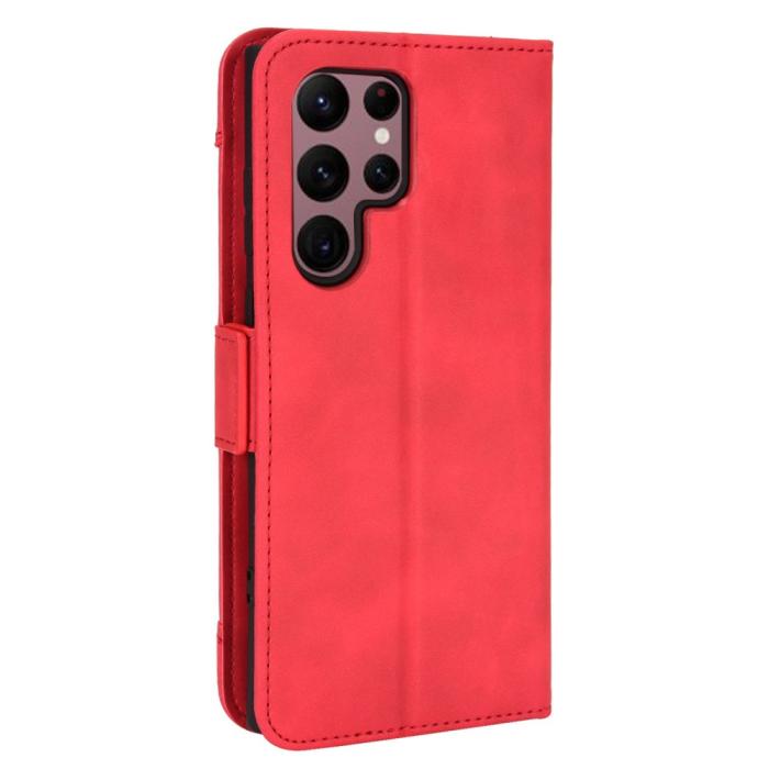 Bild 3, Samsung Galaxy S22 Ultra Fodral Avtagbart Kortfodral Röd