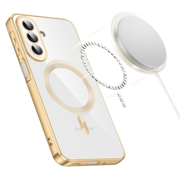 Bild 5, Tech-Protect Galaxy A27 5G Skal MagSafe MagFlex Shiny Gold