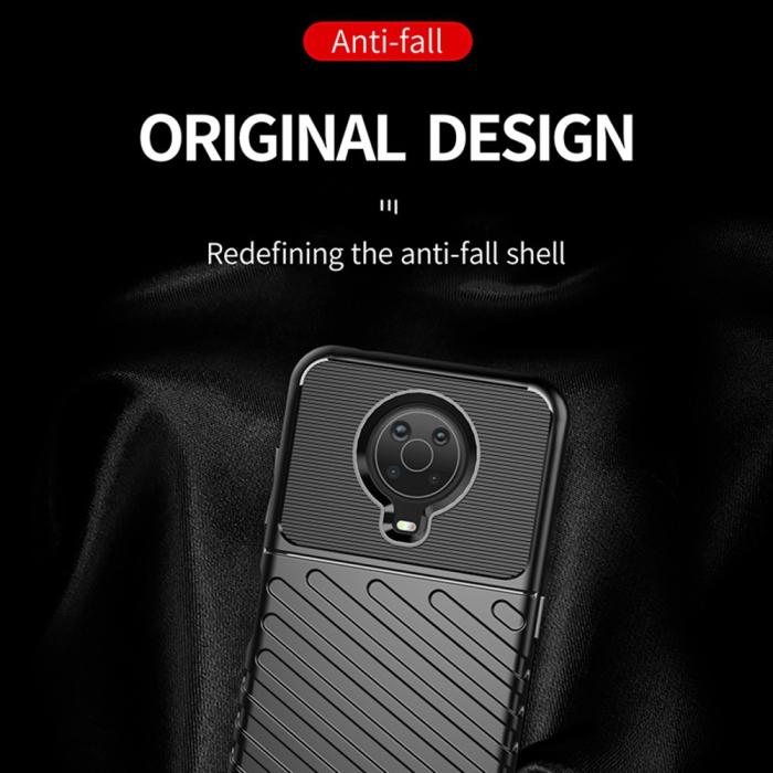 Bild 2, Nokia G10 / G20 Skal Twill Textur Svart