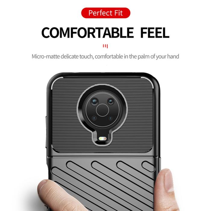 Bild 3, Nokia G10 / G20 Skal Twill Textur Svart