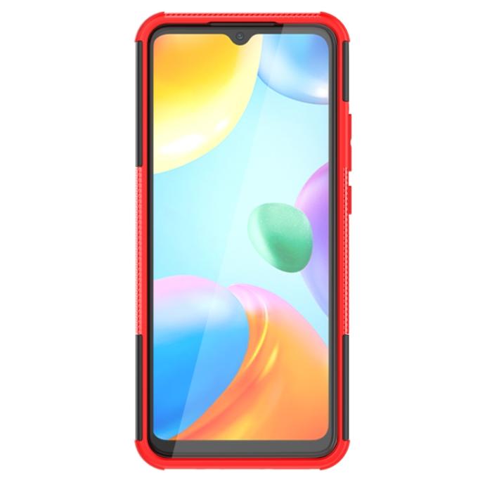 Bild 3, Xiaomi Redmi 10C Skal Ultimata Stöttåligt med Stöd Röd