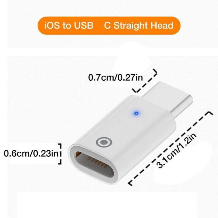 Bild 6, Lightning Hona - USB-C Hane Adapter För Apple Pencil 1st Gen
