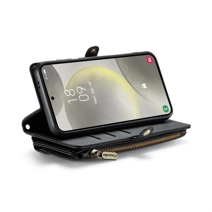 Bild 5, CASEME Samsung Galaxy S24 Plånboksfodral Svart