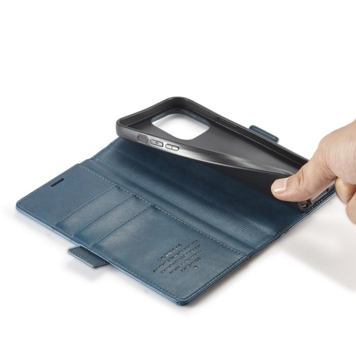 Bild 6, LC.IMEEKE iPhone 14 Fodral Med Magnetiskt Stängning Blå