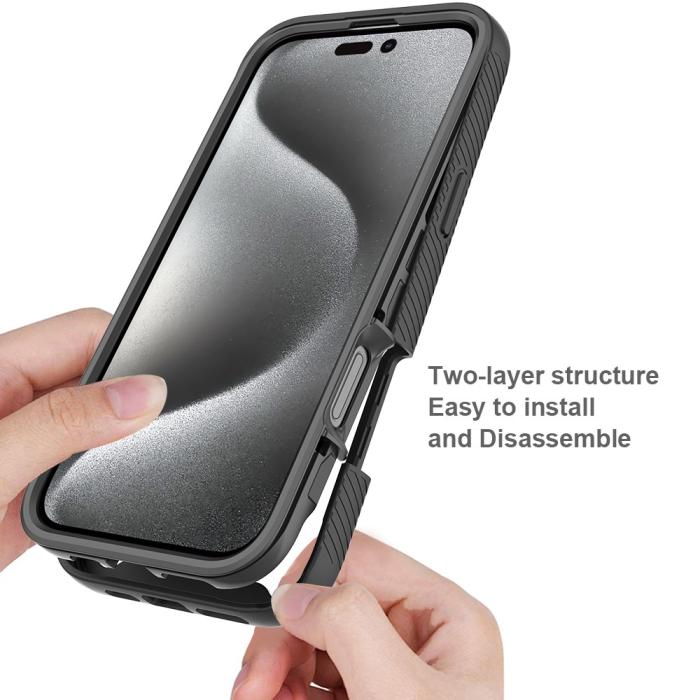 Bild 2, iPhone 16 Pro Max Skal Hybrid Defence Svart
