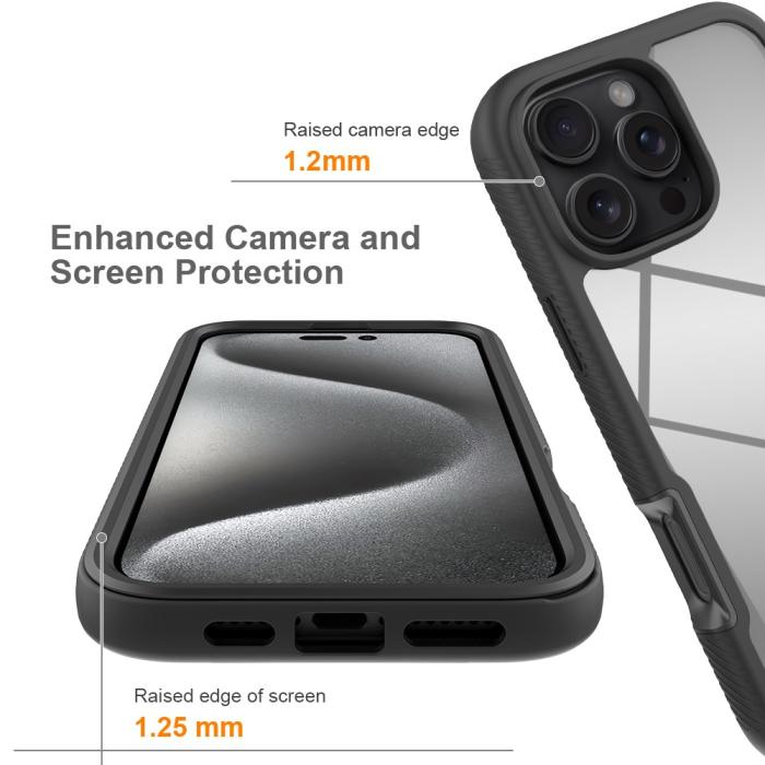 Bild 3, iPhone 16 Pro Max Skal Hybrid Defence Svart
