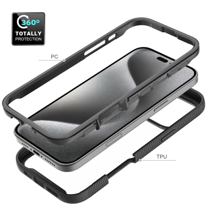 Bild 4, iPhone 16 Pro Max Skal Hybrid Defence Svart