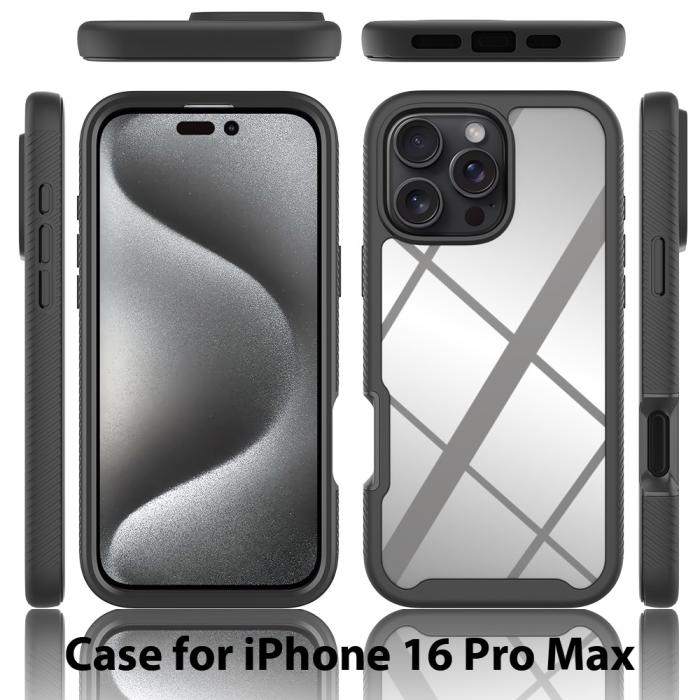 Bild 6, iPhone 16 Pro Max Skal Hybrid Defence Svart