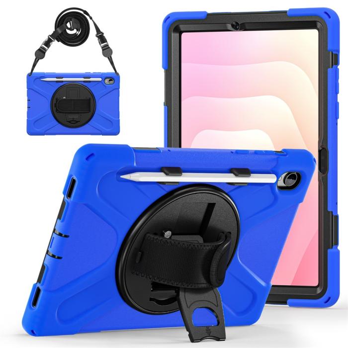 Bild 3, Samsung Galaxy Tab S11 Skal Shockproof Hybrid Kickstand Blå