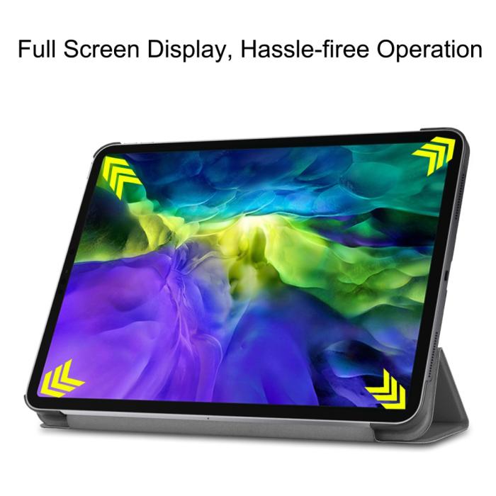 Bild 4, iPad Air 2025-2020 / Pro 11 Fodral Tri-Fold Grå