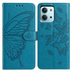Xiaomi Redmi 15C Fodral Fj&auml;ril Tryck Bl&aring;