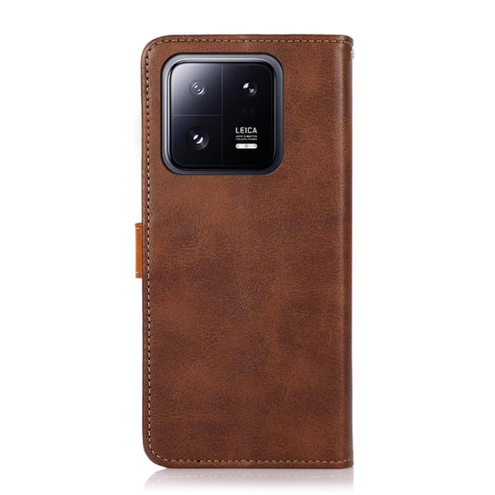 Bild 3, KHAZNEH Xiaomi 13 Pro 5G Fodral Dual-Color Brun