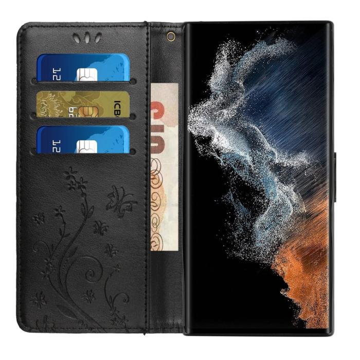 Bild 2, Samsung Galaxy S23 Ultra Fodral Med Tryck Svart