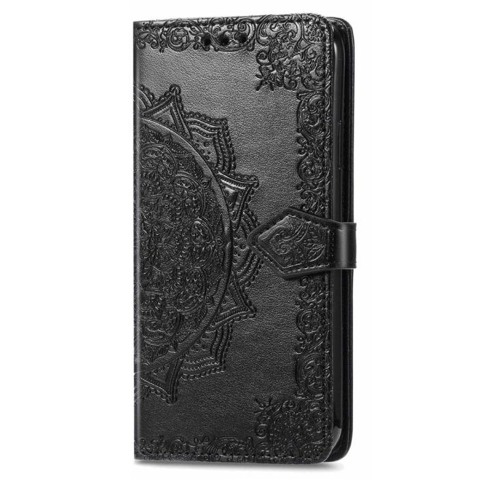Bild 6, Xiaomi 12T / 12T Pro Fodral Mandala Läder Svart