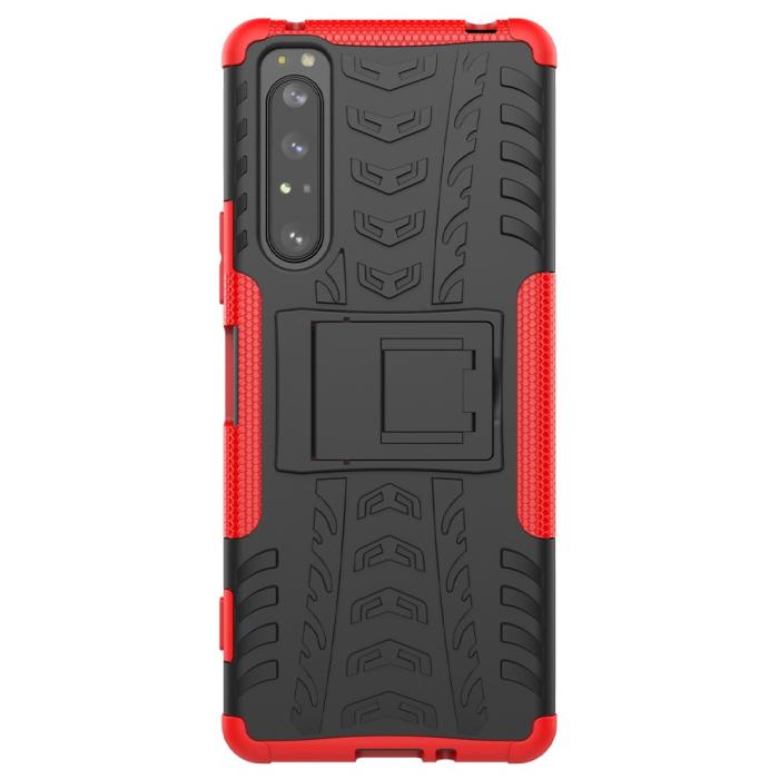 Bild 5, Sony Xperia 1 II - Ultimata Stöttåliga Skalet - Röd
