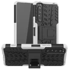 Sony Xperia 1 II - Ultimata Stöttåliga Skalet - Vit