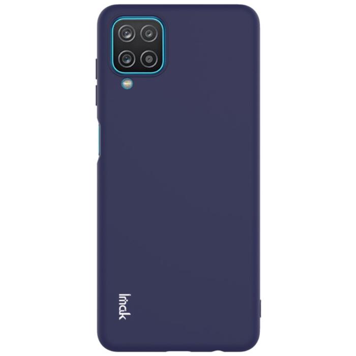 Bild 1, Samsung Galaxy A12 - IMAK Skin Touch Skal - Blå