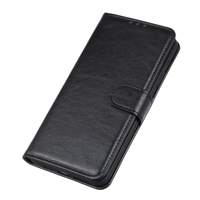 Bild 5, Samsung Galaxy A02s - Crazy Horse Fodral - Svart